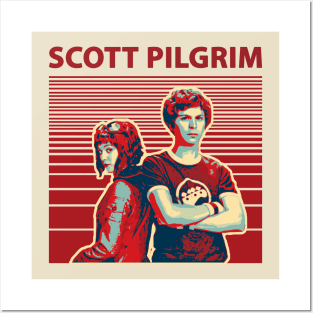 scott pilgrim vs the world vintage Posters and Art